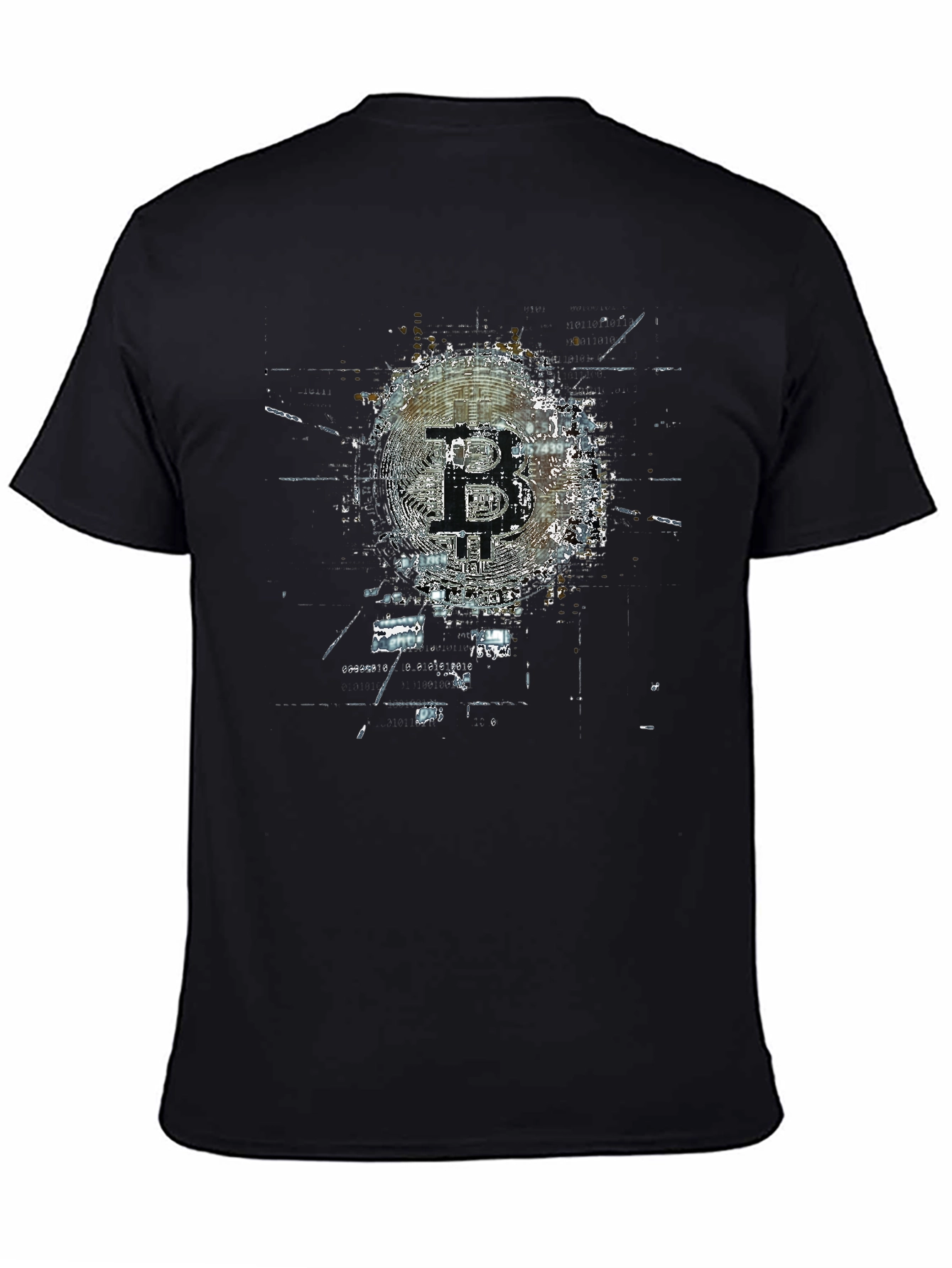 Bitcoin Art Graphic Tee - Crypto Currency T-Shirt