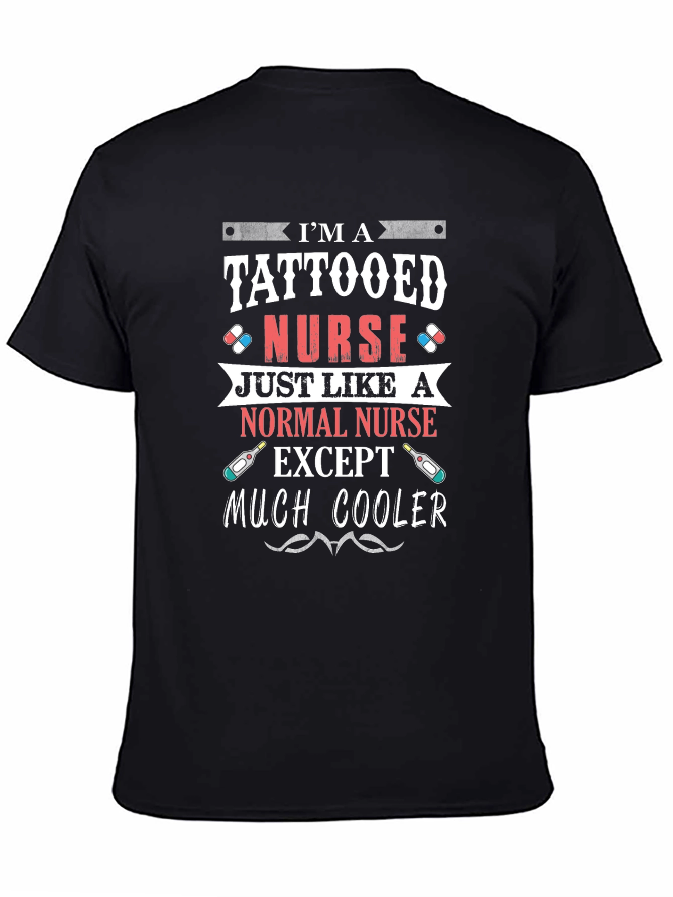 Tattooed Nurse Graphic T-Shirt - Cool & Unique!