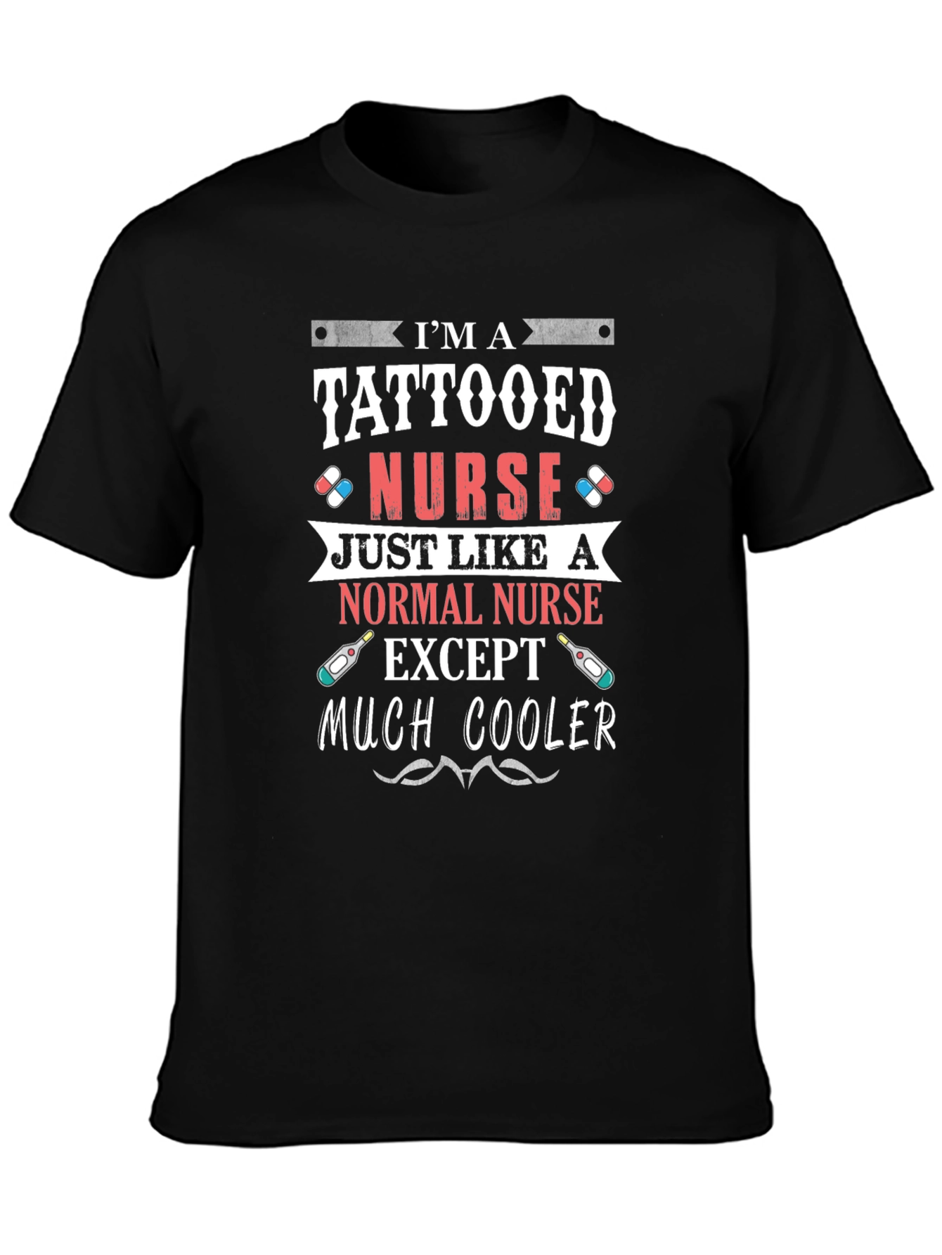 Tattooed Nurse Graphic T-Shirt - Cool & Unique!