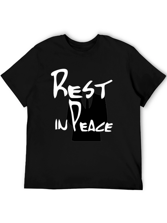 Rest In Peace Graphic Black T-Shirt