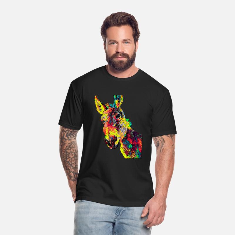 Jackass Mule Donkey Colored Design For Animal Lovers Owners True Friend