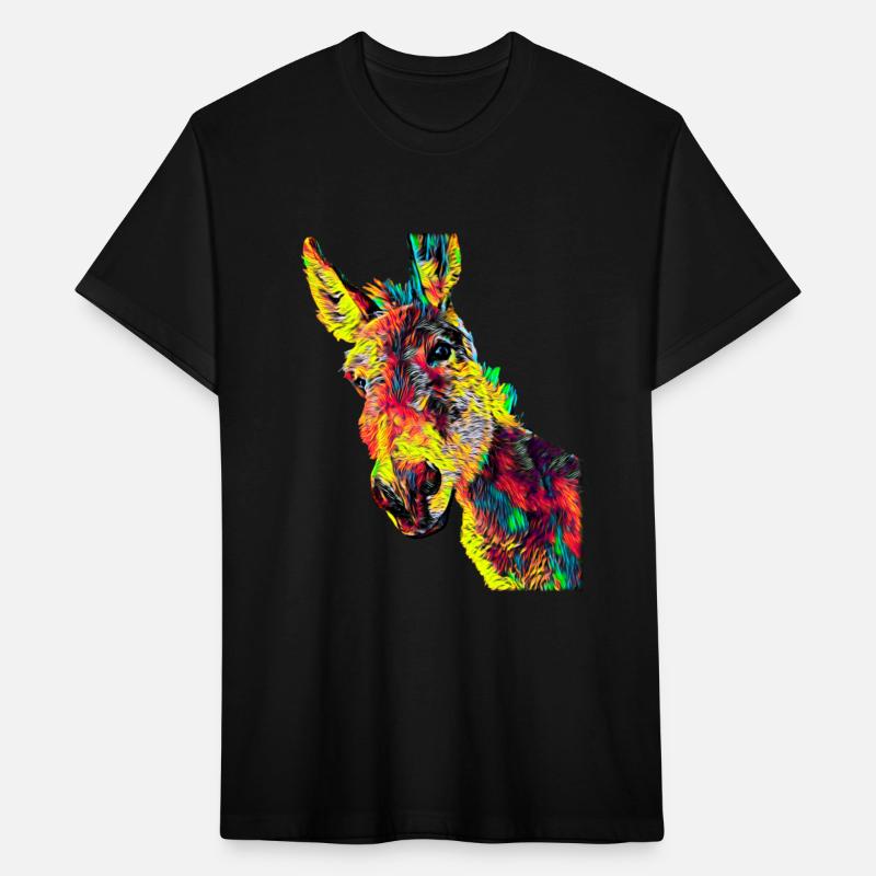 Jackass Mule Donkey Colored Design For Animal Lovers Owners True Friend
