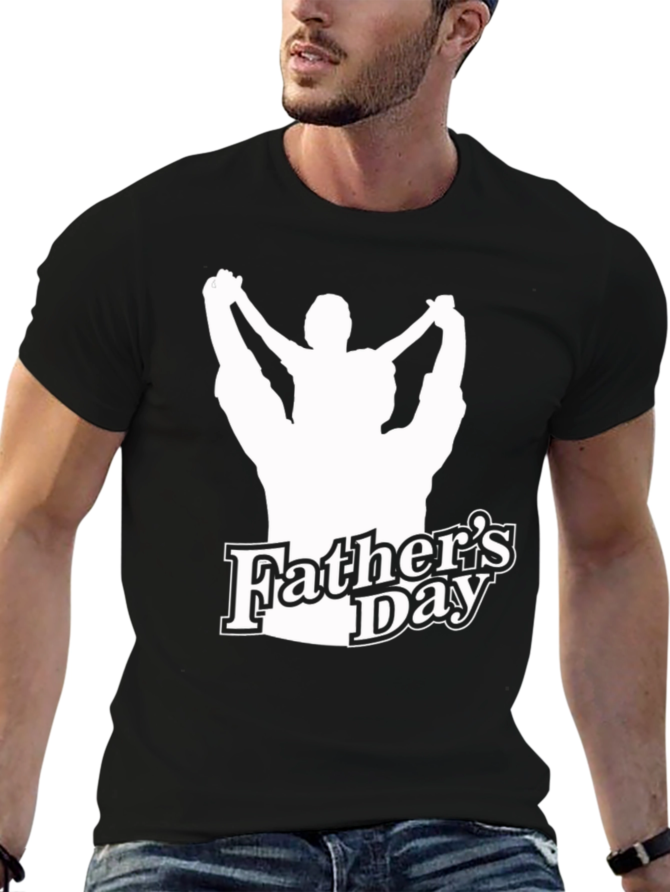 Fathers Day Black T-Shirt