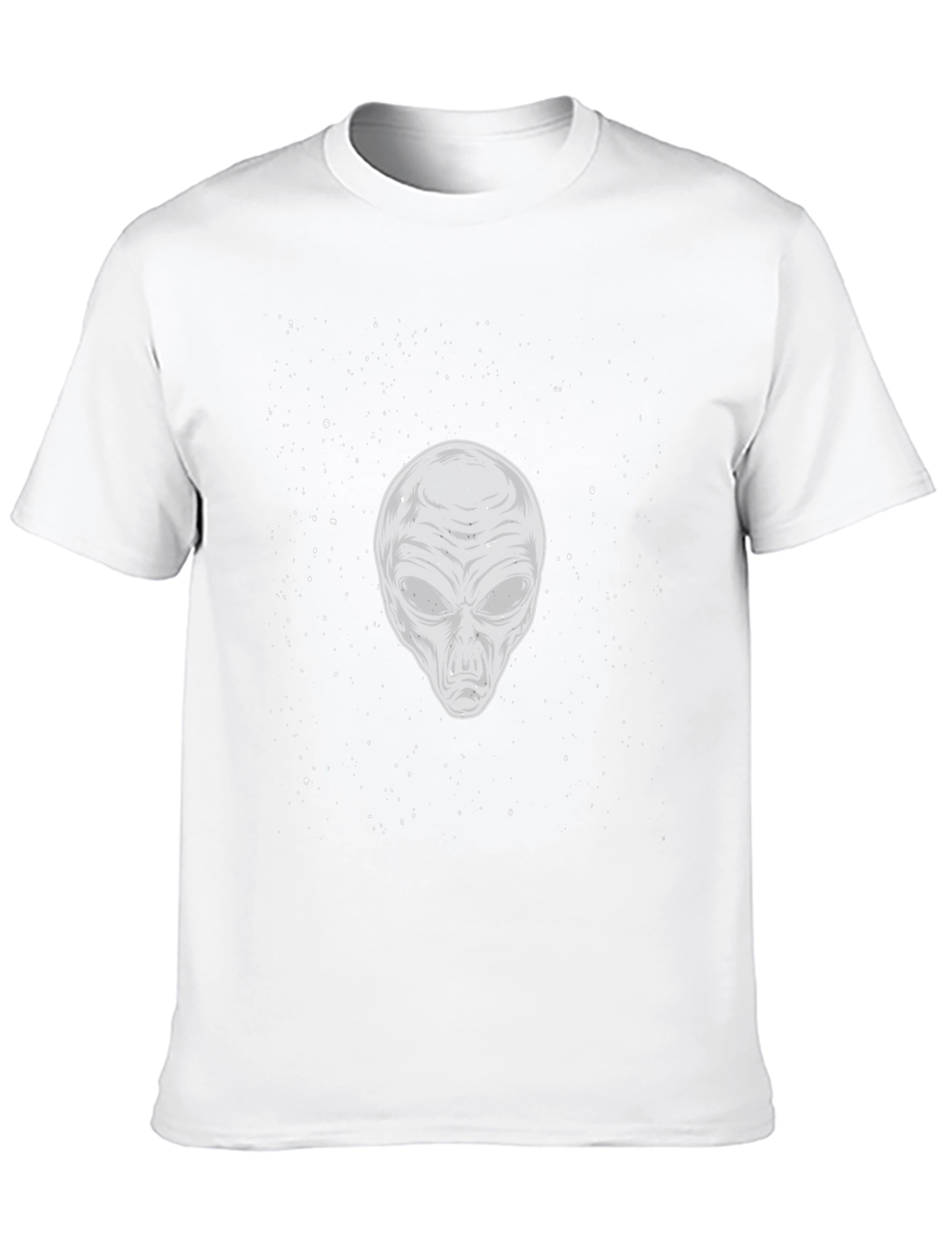 Alien Head Graphic Black T-Shirt