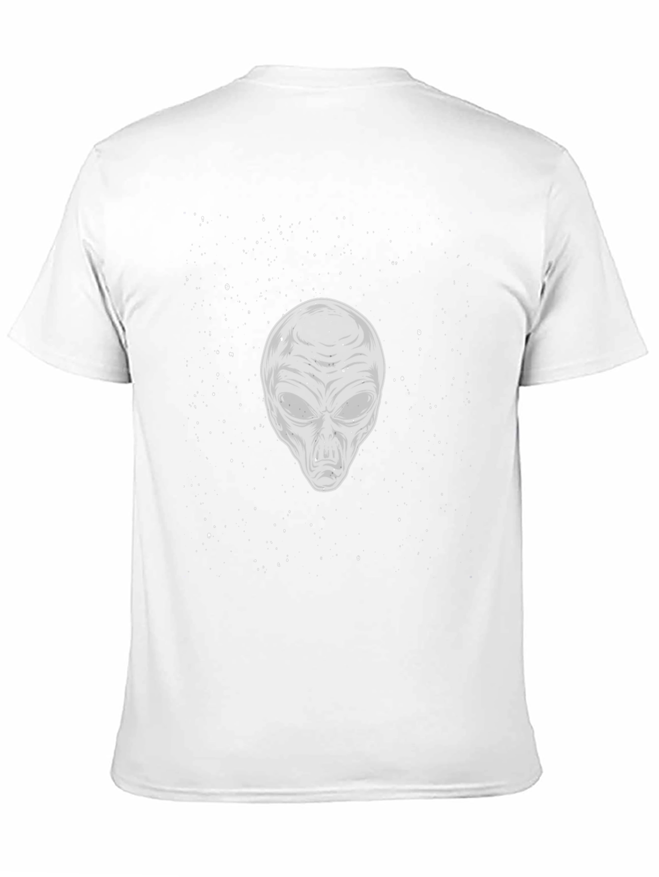 Alien Head Graphic Black T-Shirt