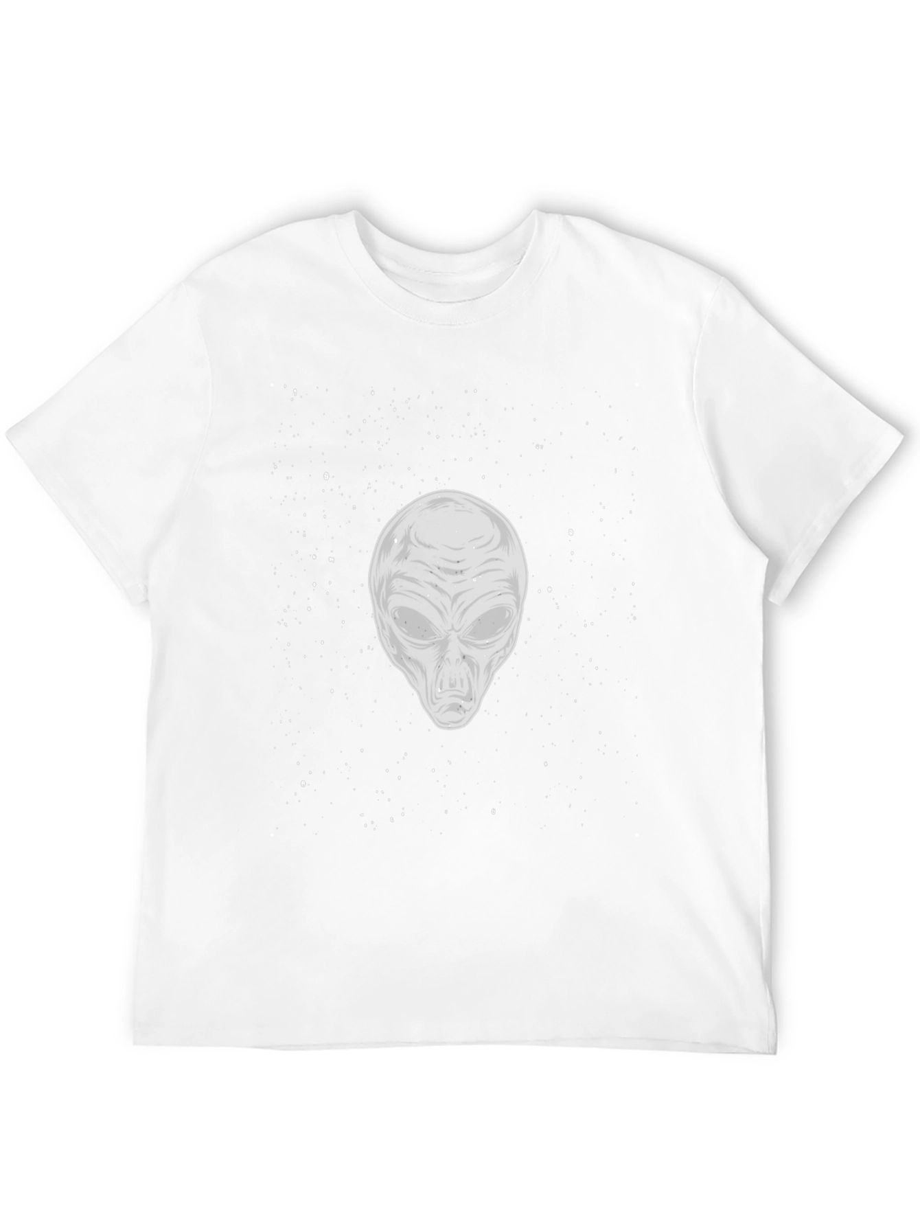 Alien Head Graphic Black T-Shirt