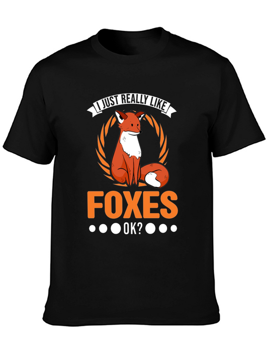 I Just Really Like Foxes OK? T-Shirt