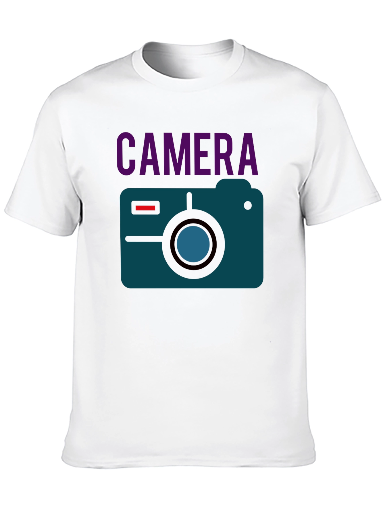 Camera Graphic Black T-Shirt - Photography Lover Tee