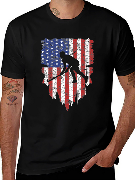 USA Hockey Flag Graphic Tee