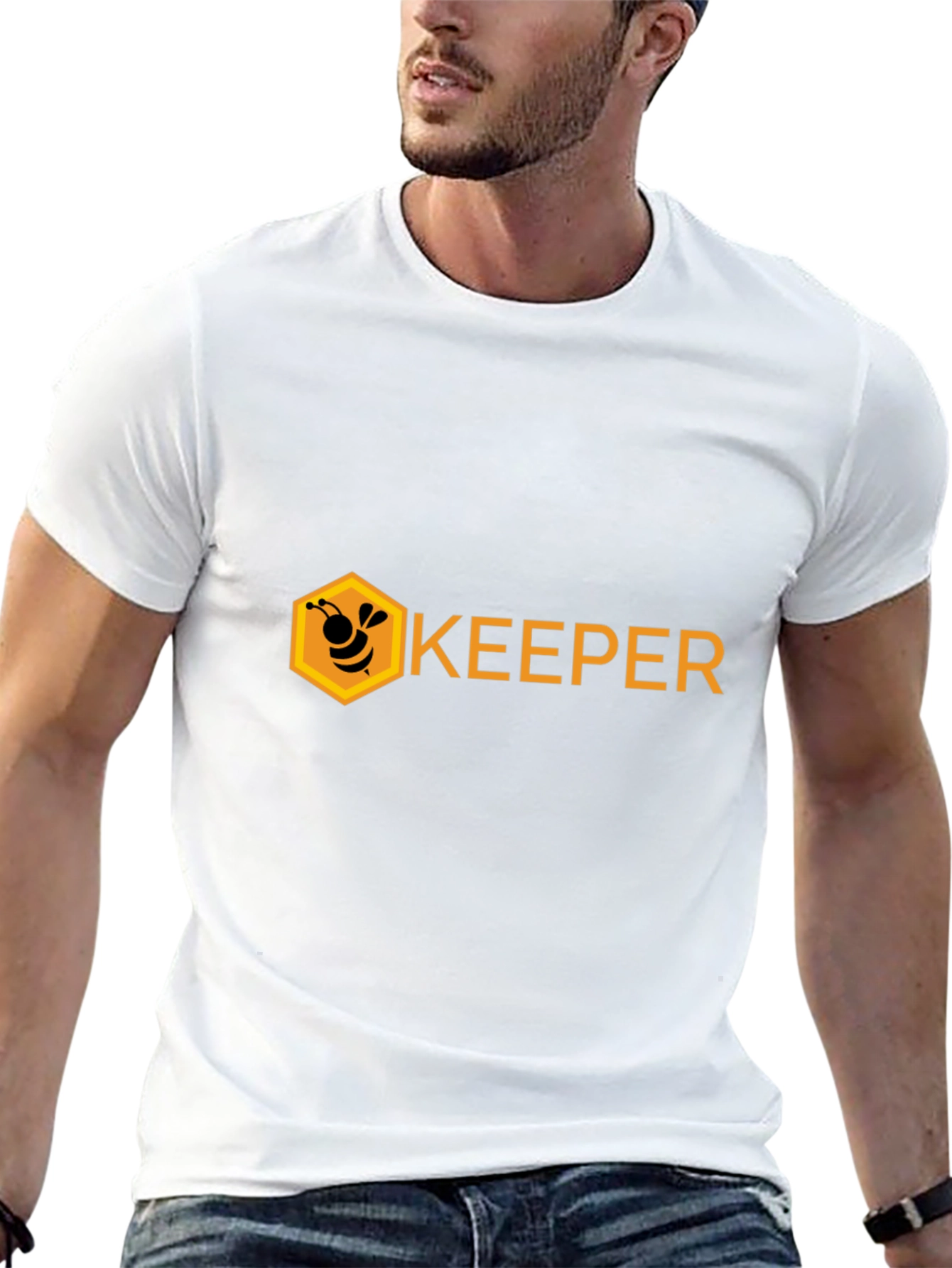 Bee Keeper Graphic T-Shirt - Black Cotton Tee