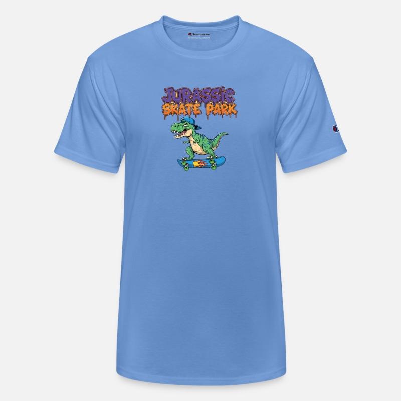 Jurassic Skate Park Dinosaur Illustration