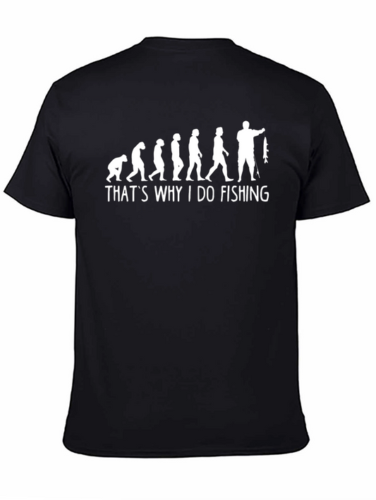 Evolution of Fishing T-Shirt - Humorous Design