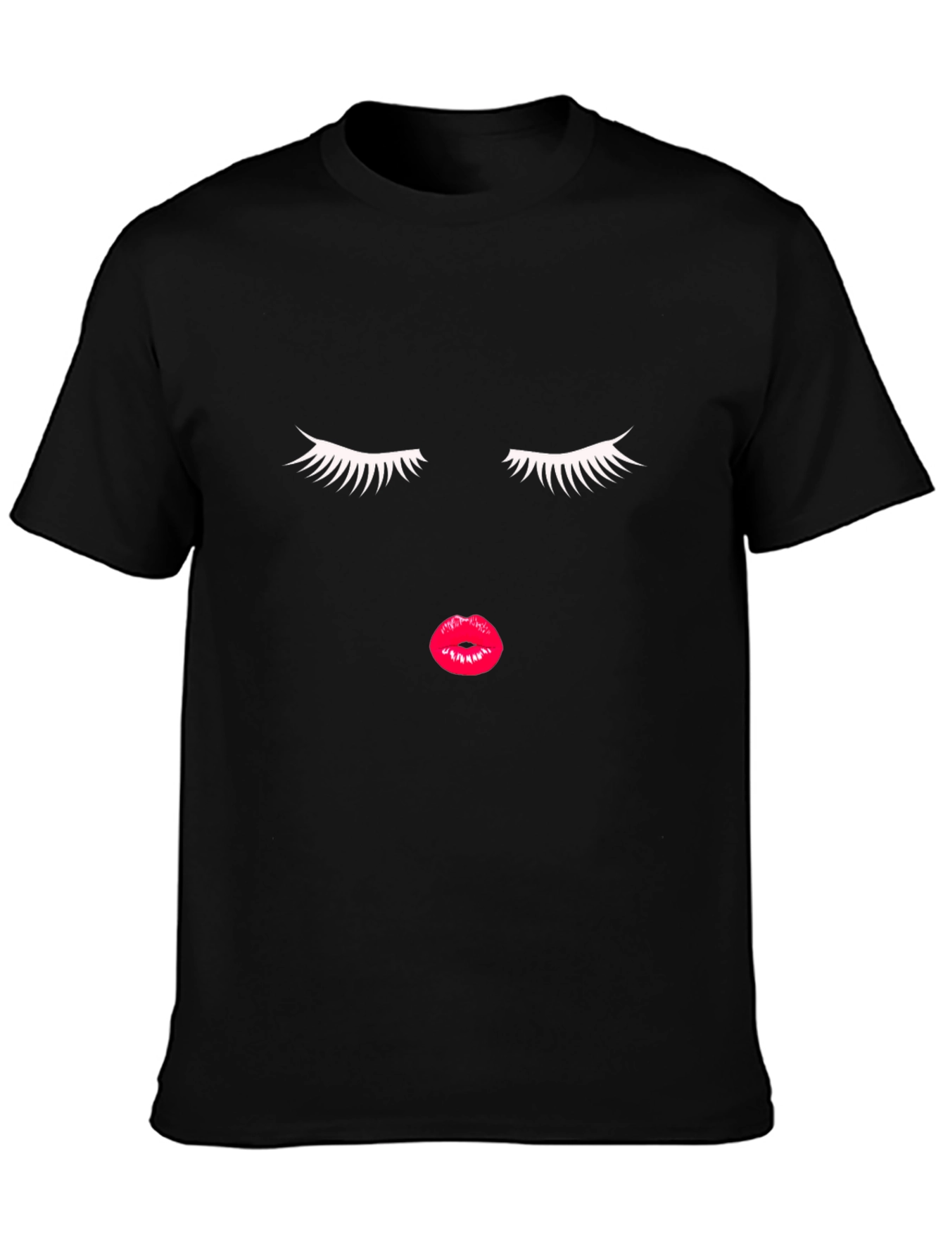 Eyelash Lips Graphic Tee