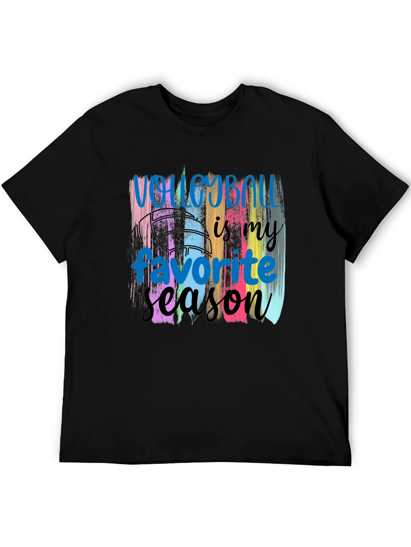 Volleyball Season Graphic T-Shirt