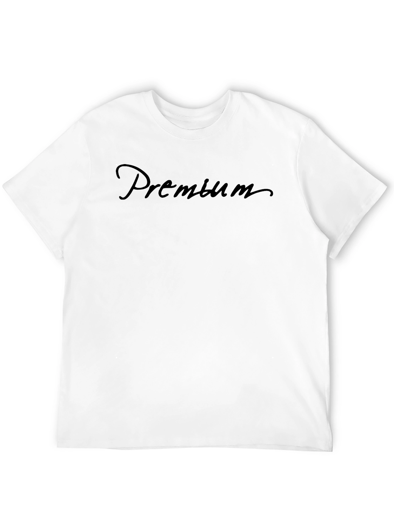 Premium Script Black T-Shirt