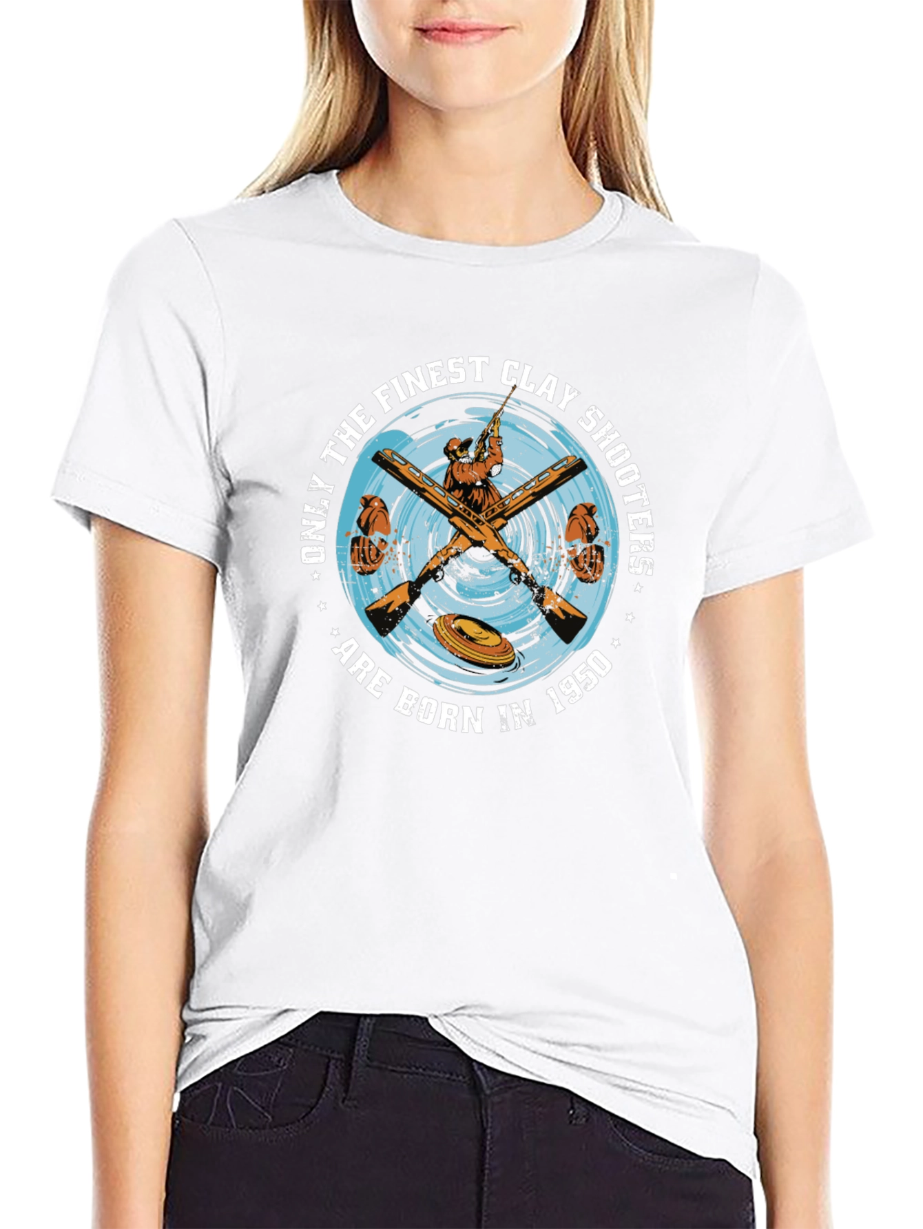 Finest Clay Shooters Tee - Born in 1950!