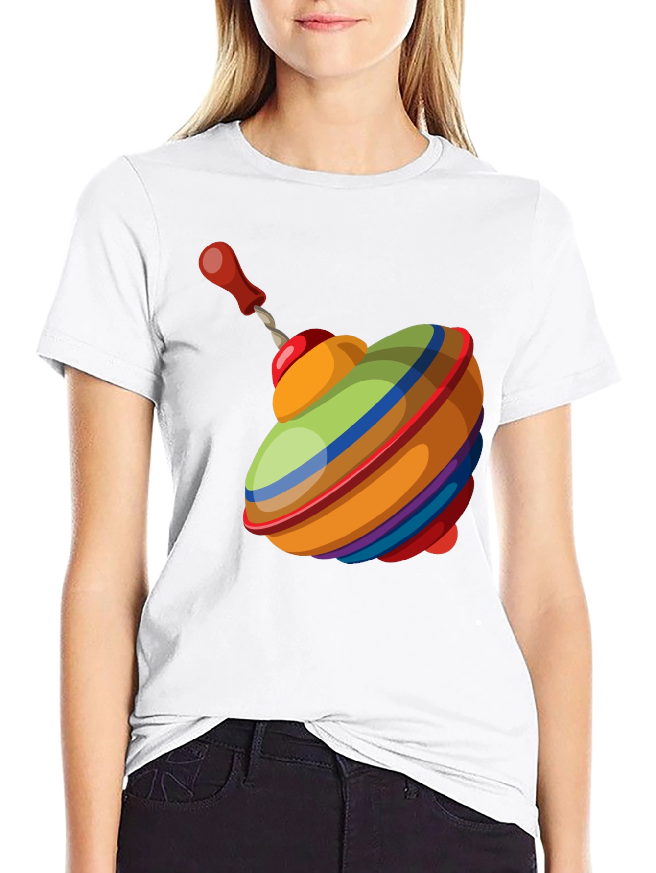 Colorful Spinning Top T-Shirt