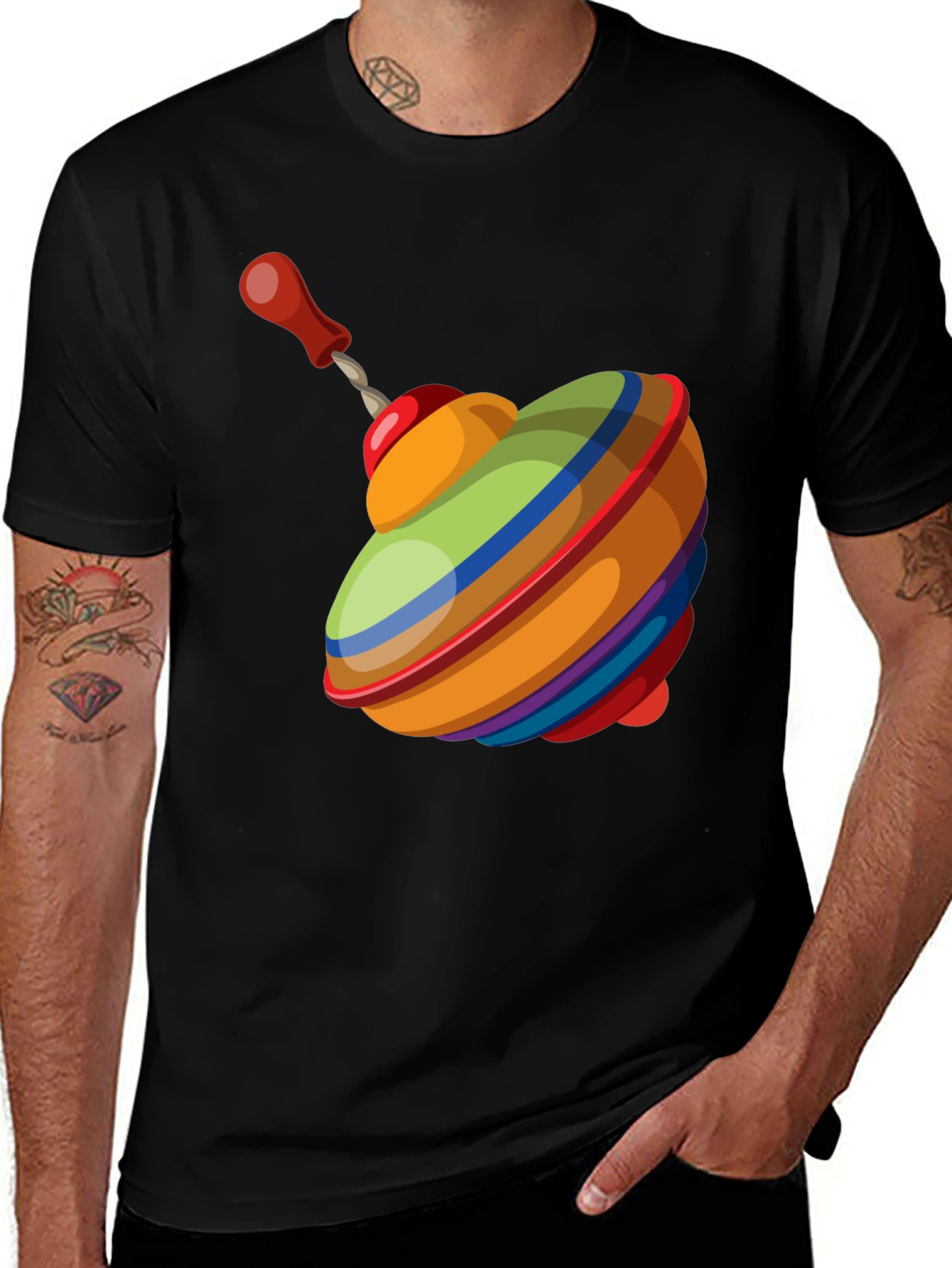 Colorful Spinning Top T-Shirt