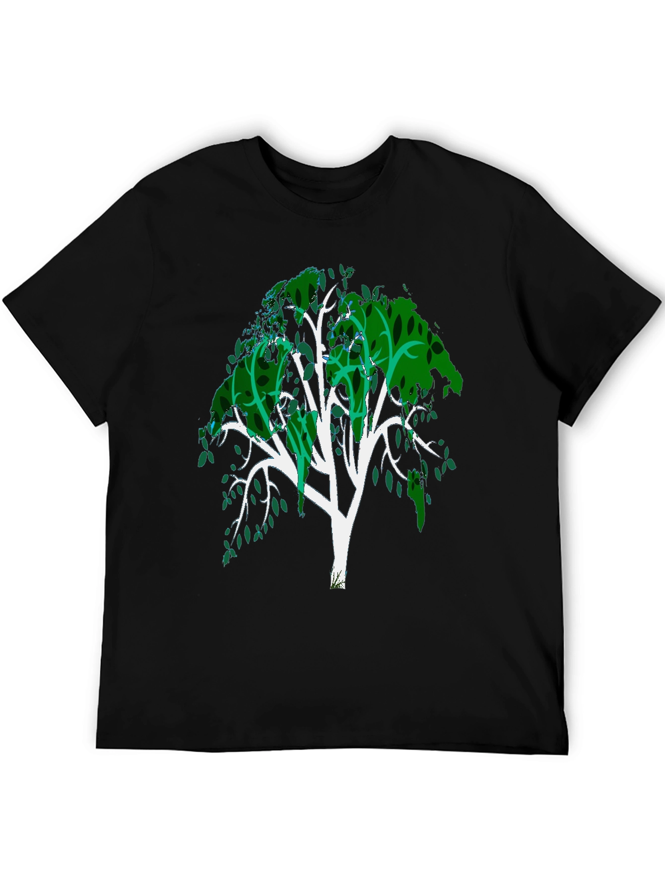 Tree Graphic Tee - Mens Black T-Shirt