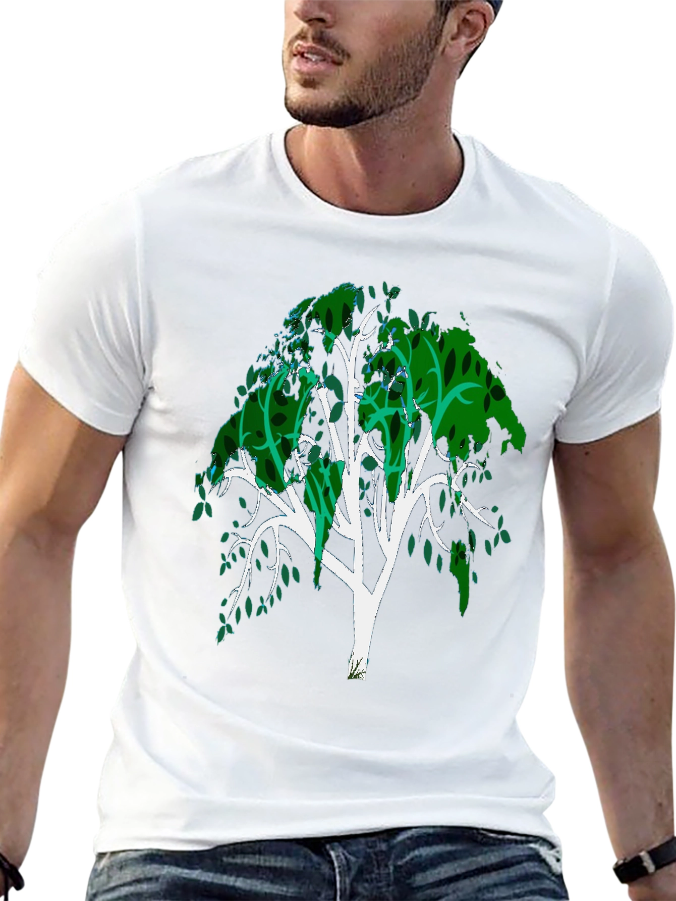 Tree Graphic Tee - Mens Black T-Shirt