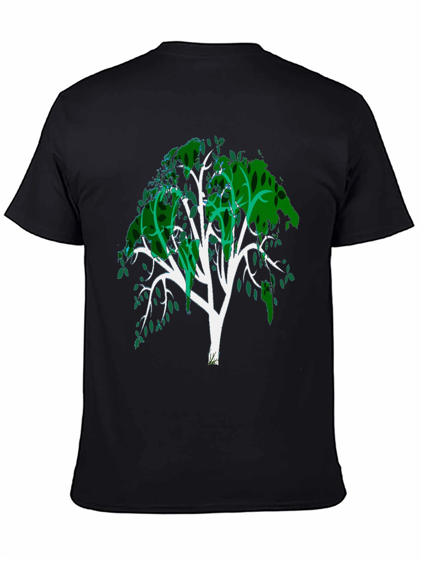 Tree Graphic Tee - Mens Black T-Shirt