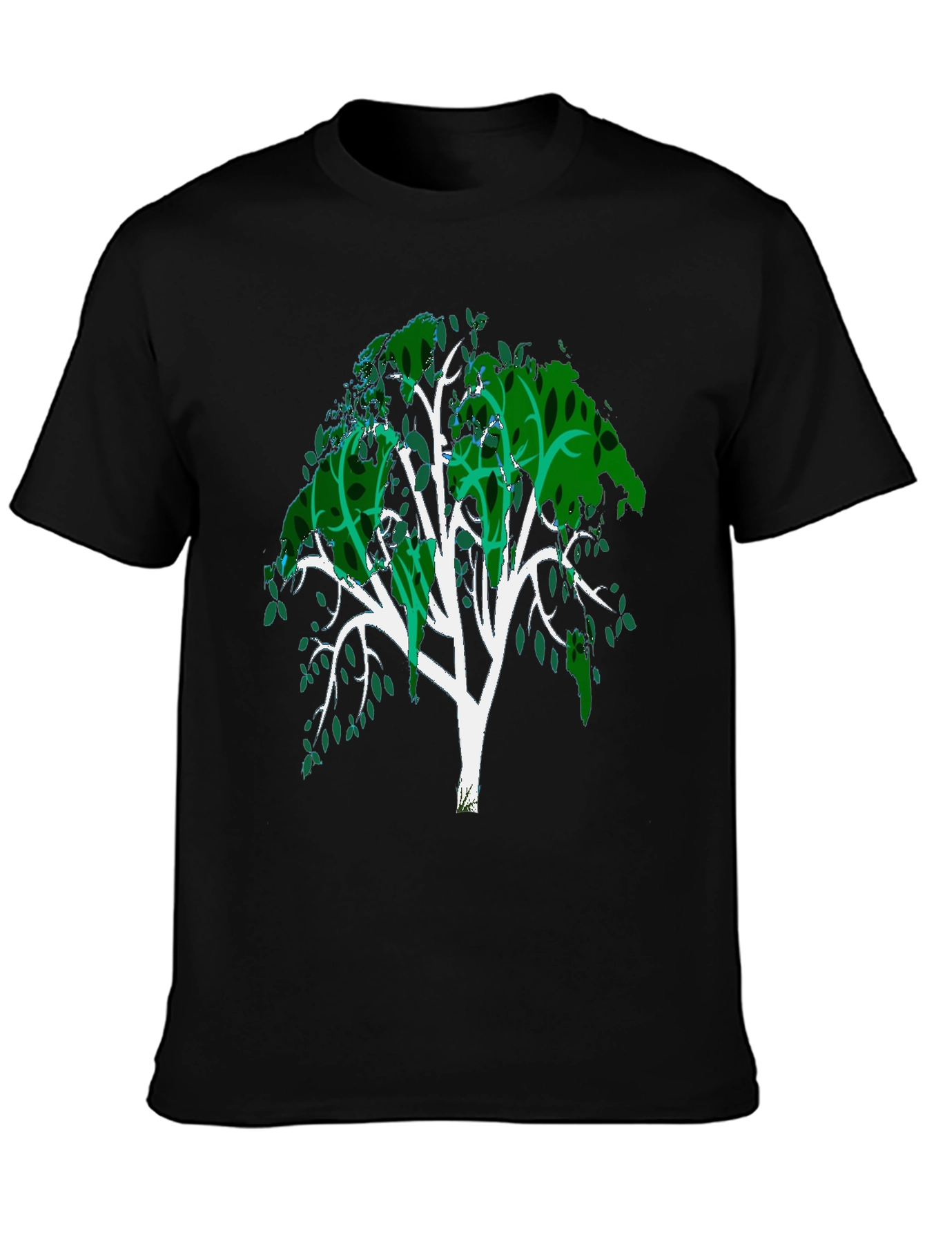 Tree Graphic Tee - Mens Black T-Shirt