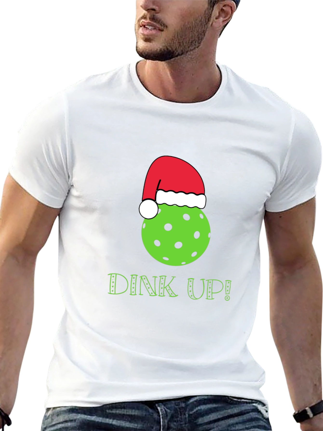 Dink Up Pickleball Christmas T-Shirt