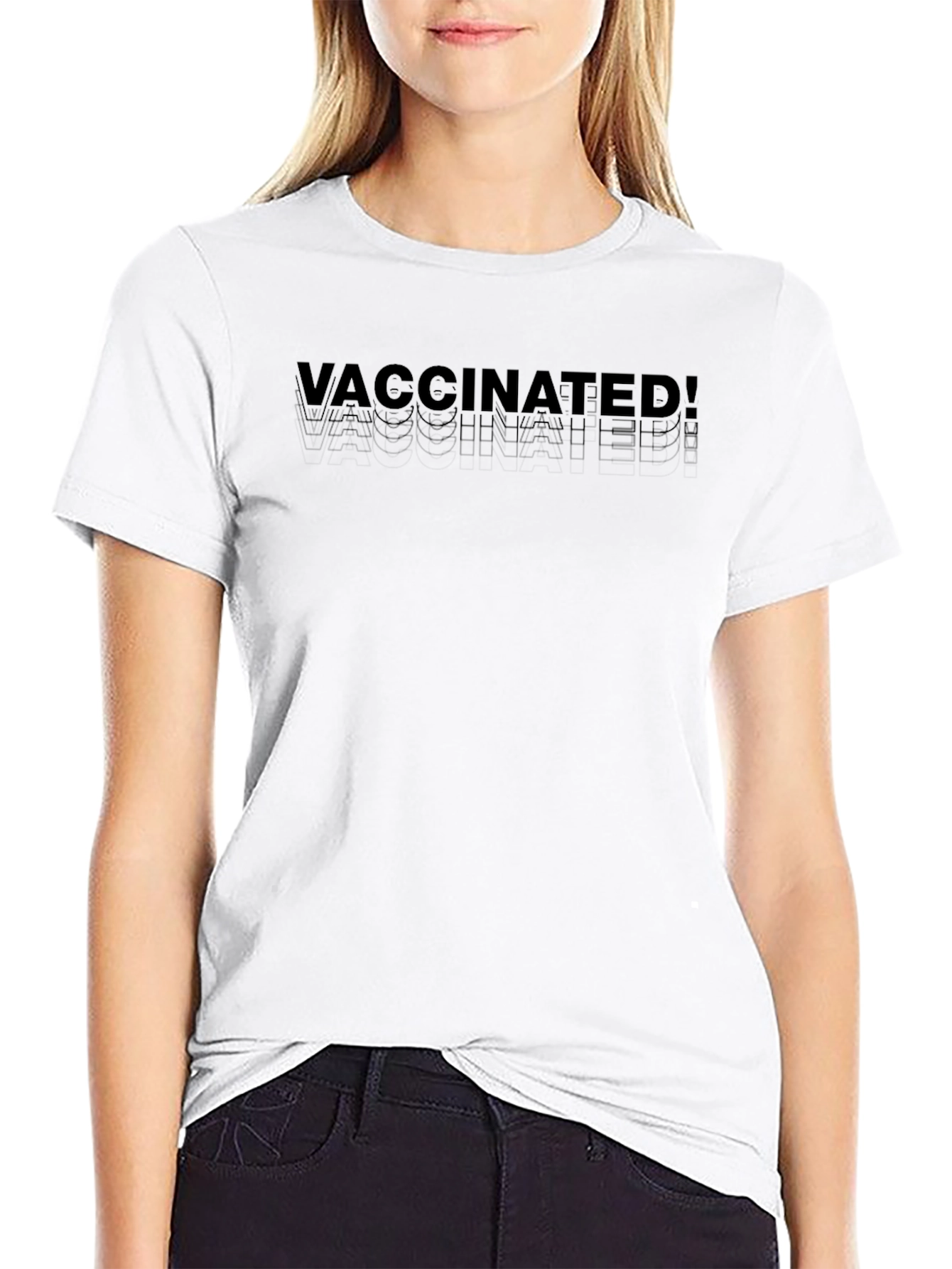 Vaccinated Graphic Tee - Stylish Comfort!