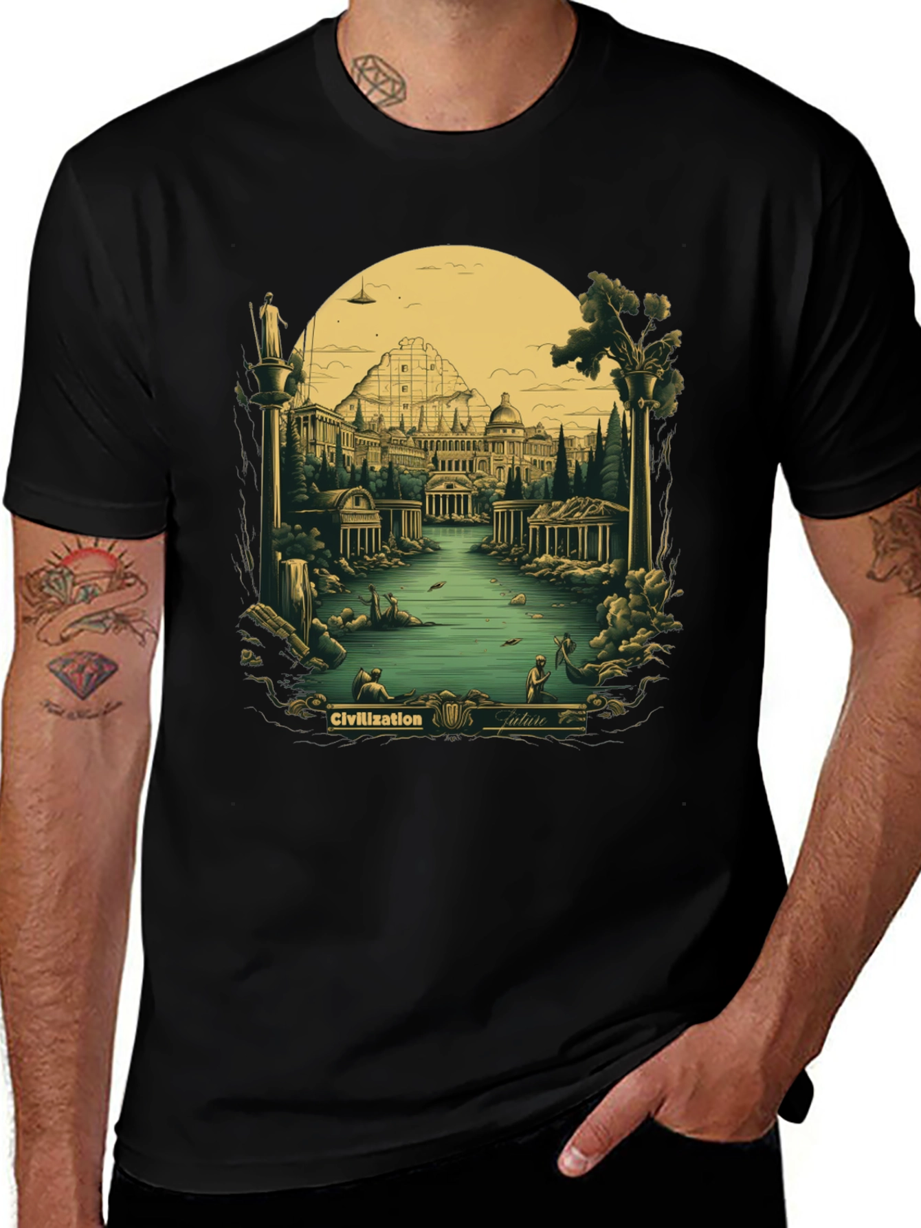 Civilization Future Graphic Tee