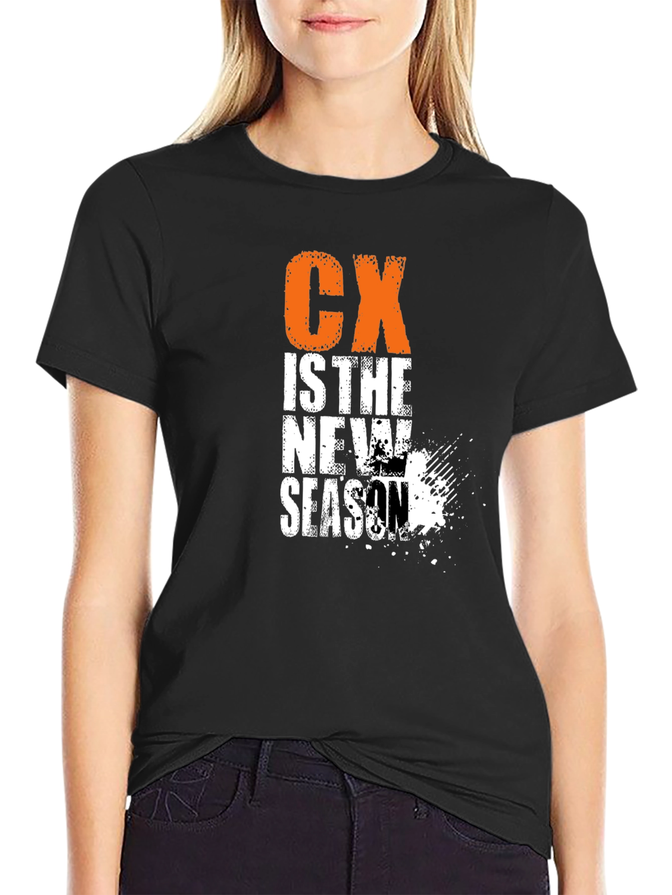 CX Is The New Season Black Graphic T-Shirt