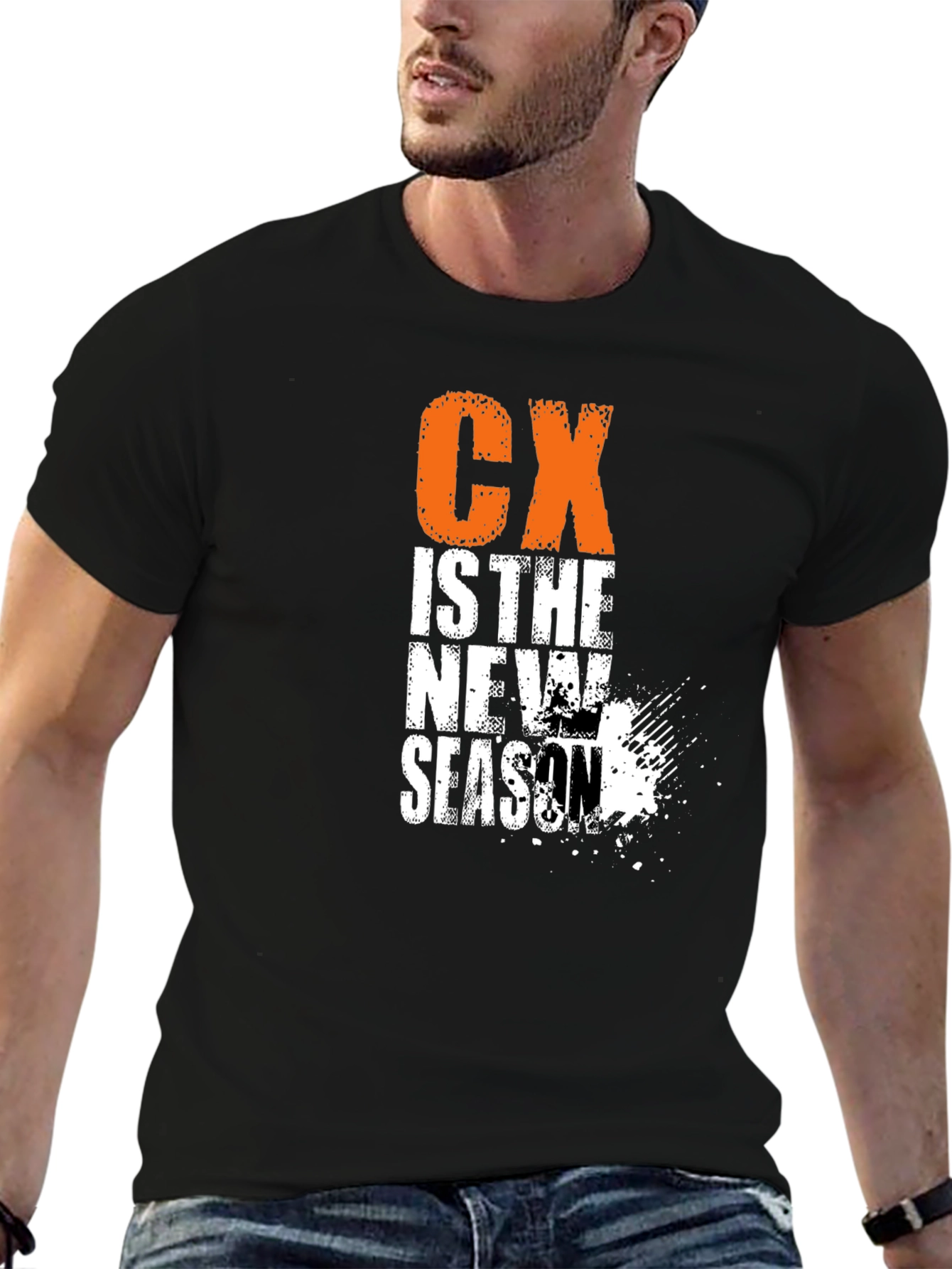 CX Is The New Season Black Graphic T-Shirt