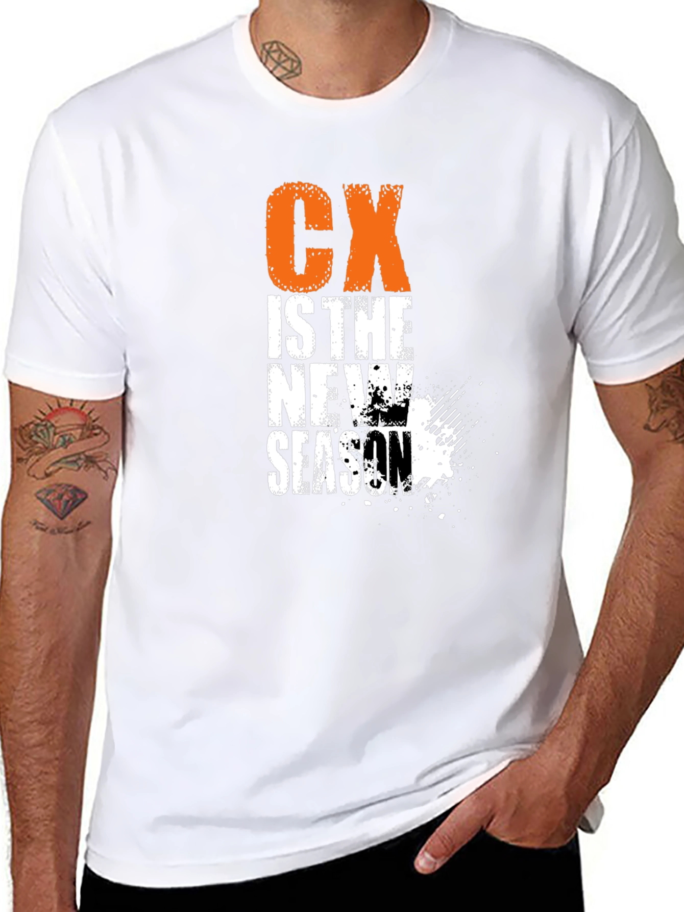 CX Is The New Season Black Graphic T-Shirt