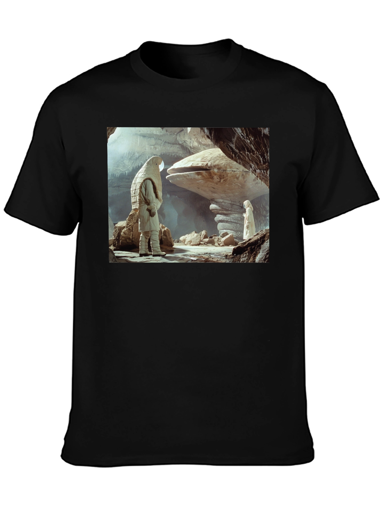 Sci-Fi Cave Dweller T-Shirt - Unique Design