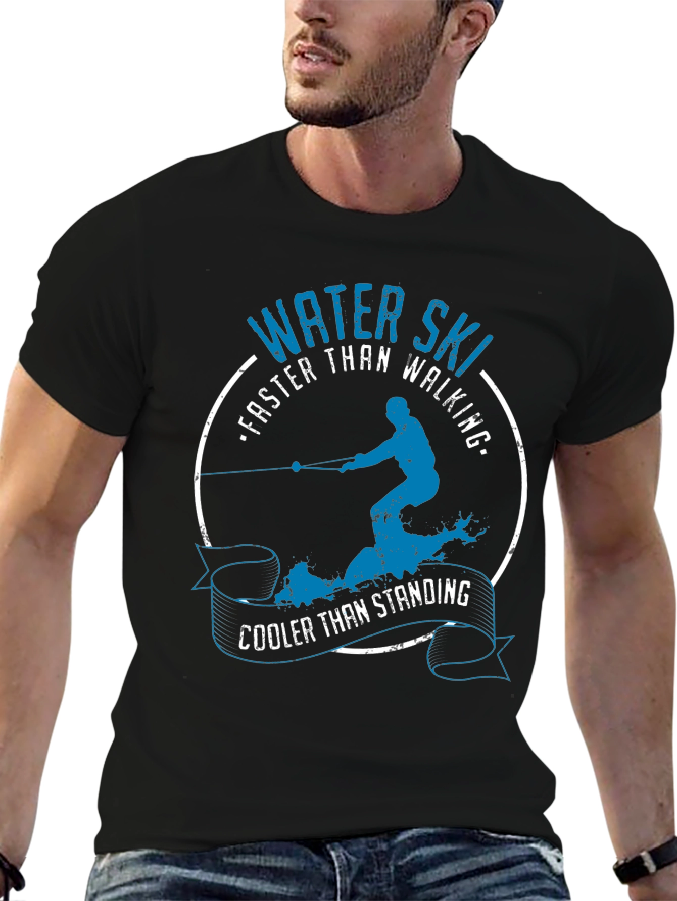 Water Skiing T-Shirt: Faster Cooler Than Ever!
