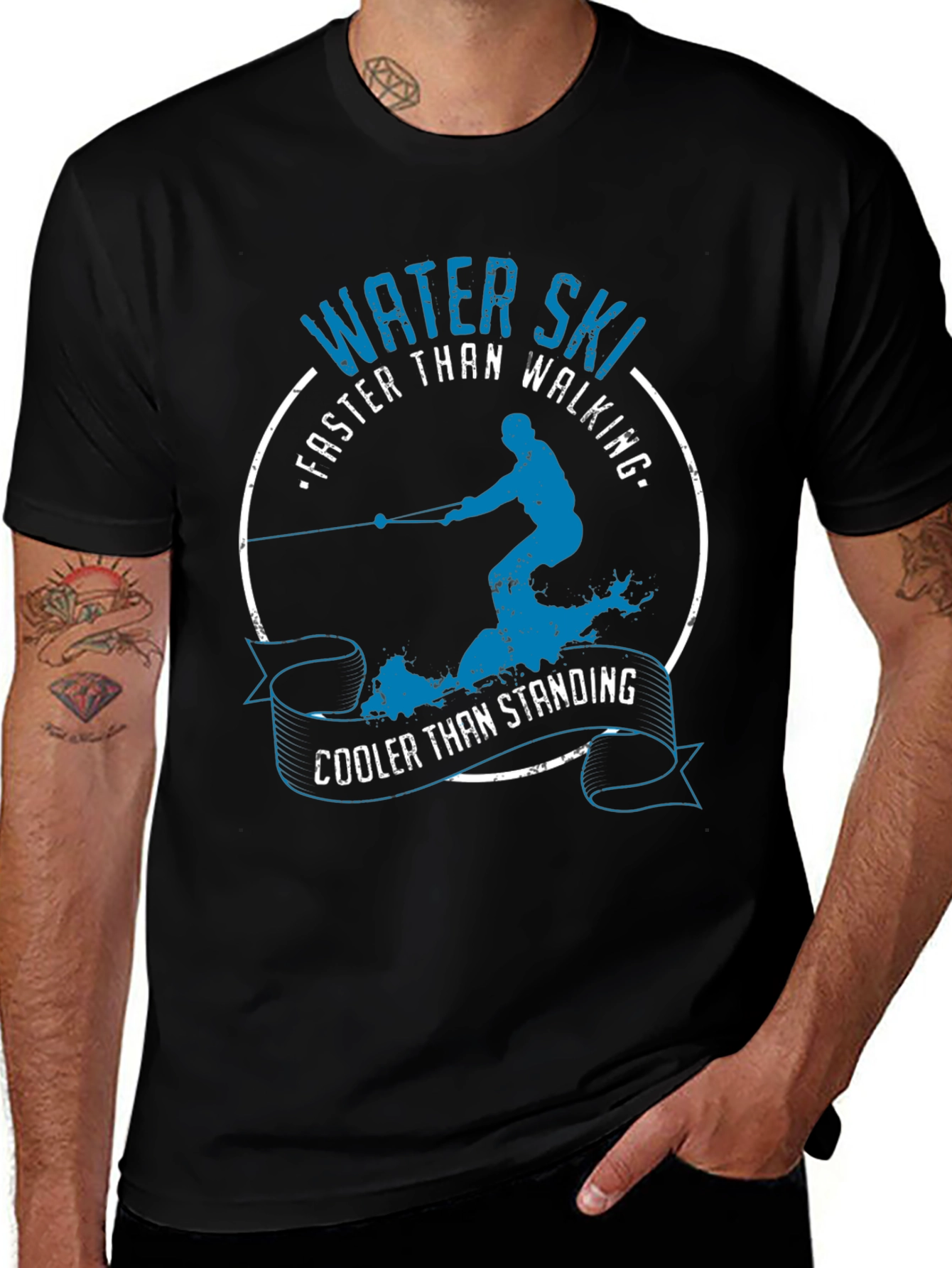 Water Skiing T-Shirt: Faster Cooler Than Ever!