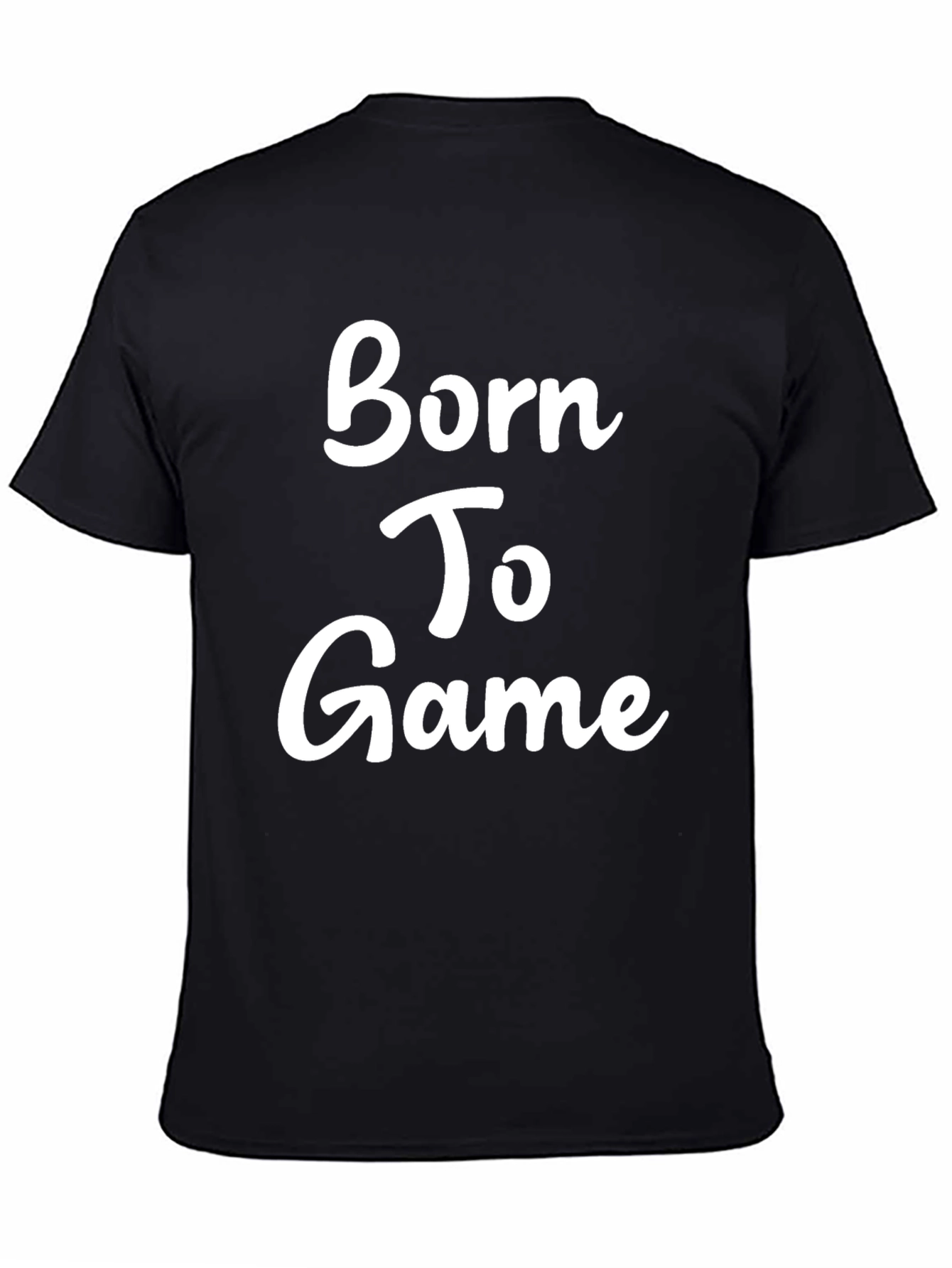 Born To Game Black T-Shirt - Gamer Apparel