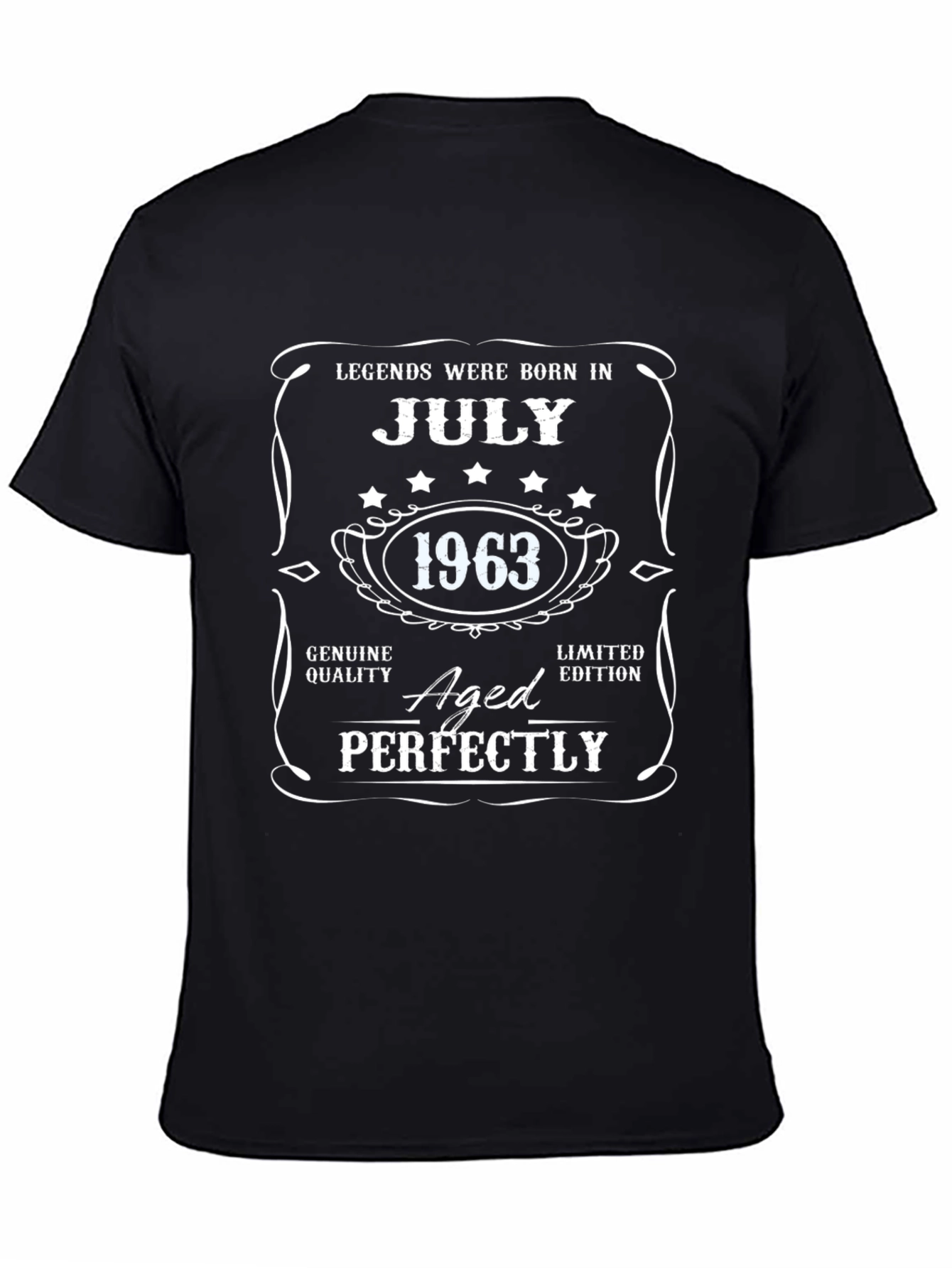 Legends Born in July 1963 T-Shirt Aged Perfectly