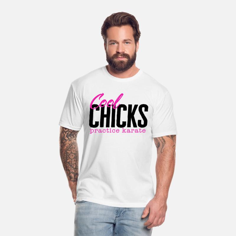 Karate Shirt, Cool Chicks Practice Karate Tee,