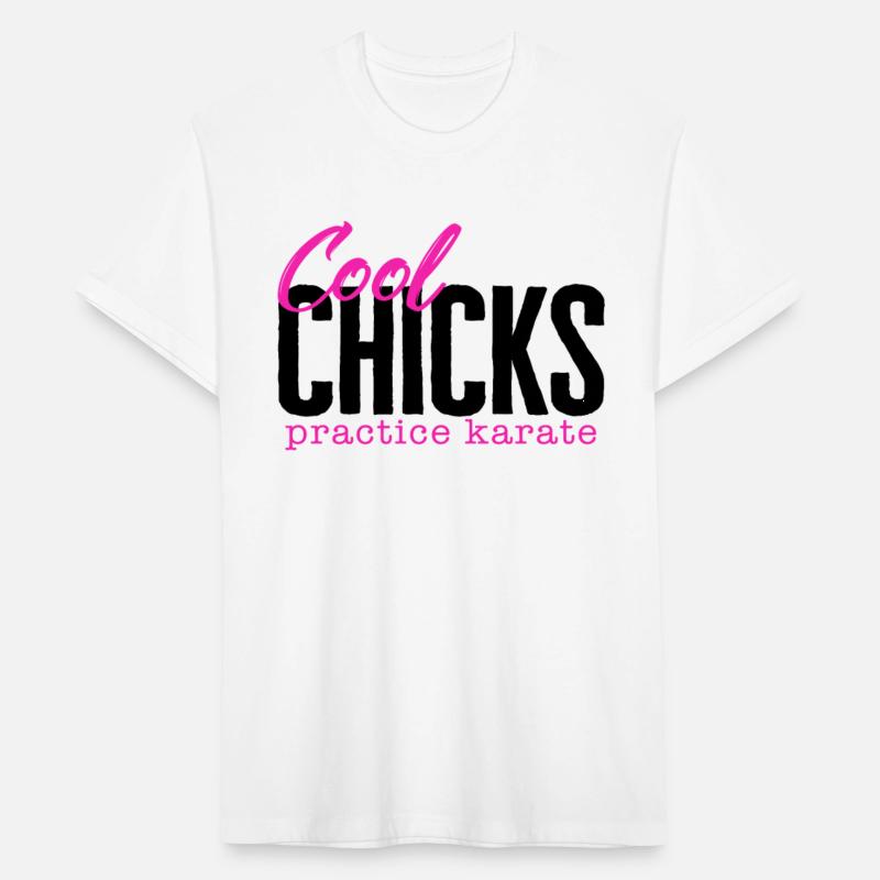 Karate Shirt, Cool Chicks Practice Karate Tee,