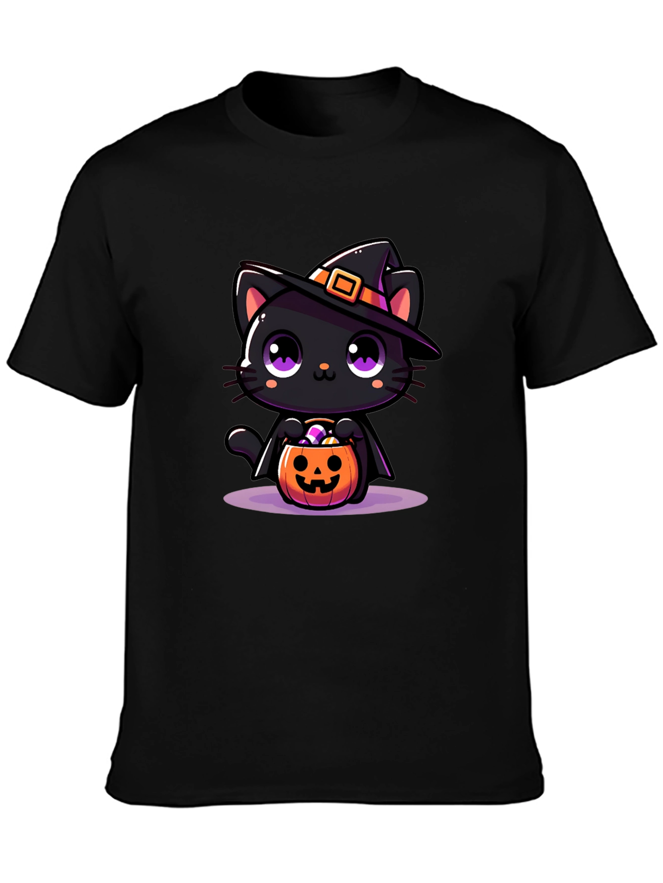 Halloween Cat T-Shirt - Spooky Cute!