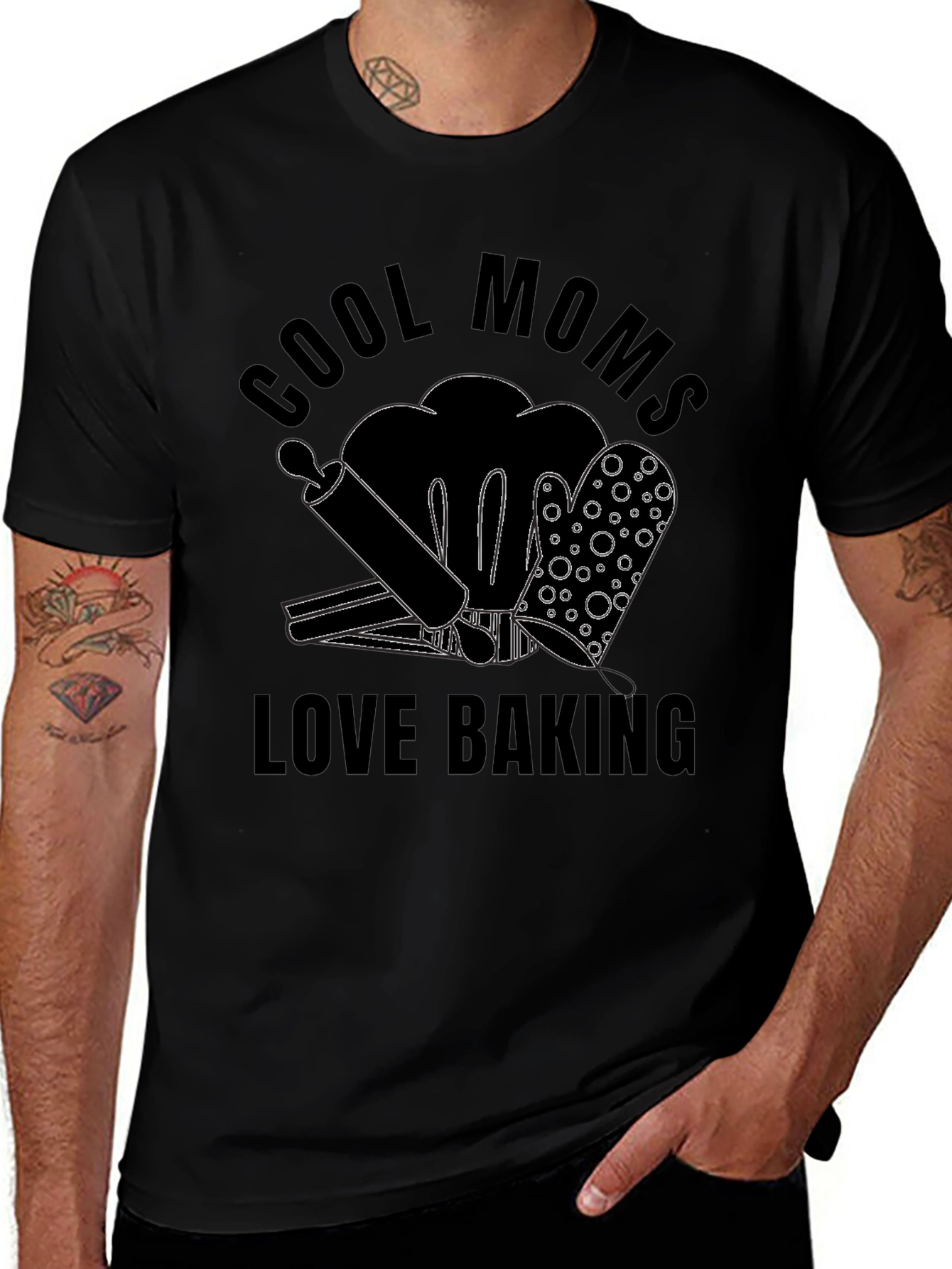 Cool Moms Love Baking T-Shirt
