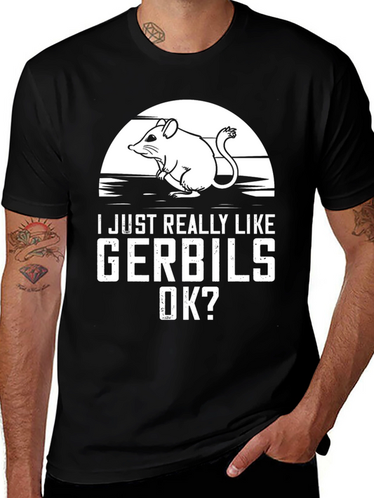 Gerbil Lover T-Shirt - Cute Rodent Design