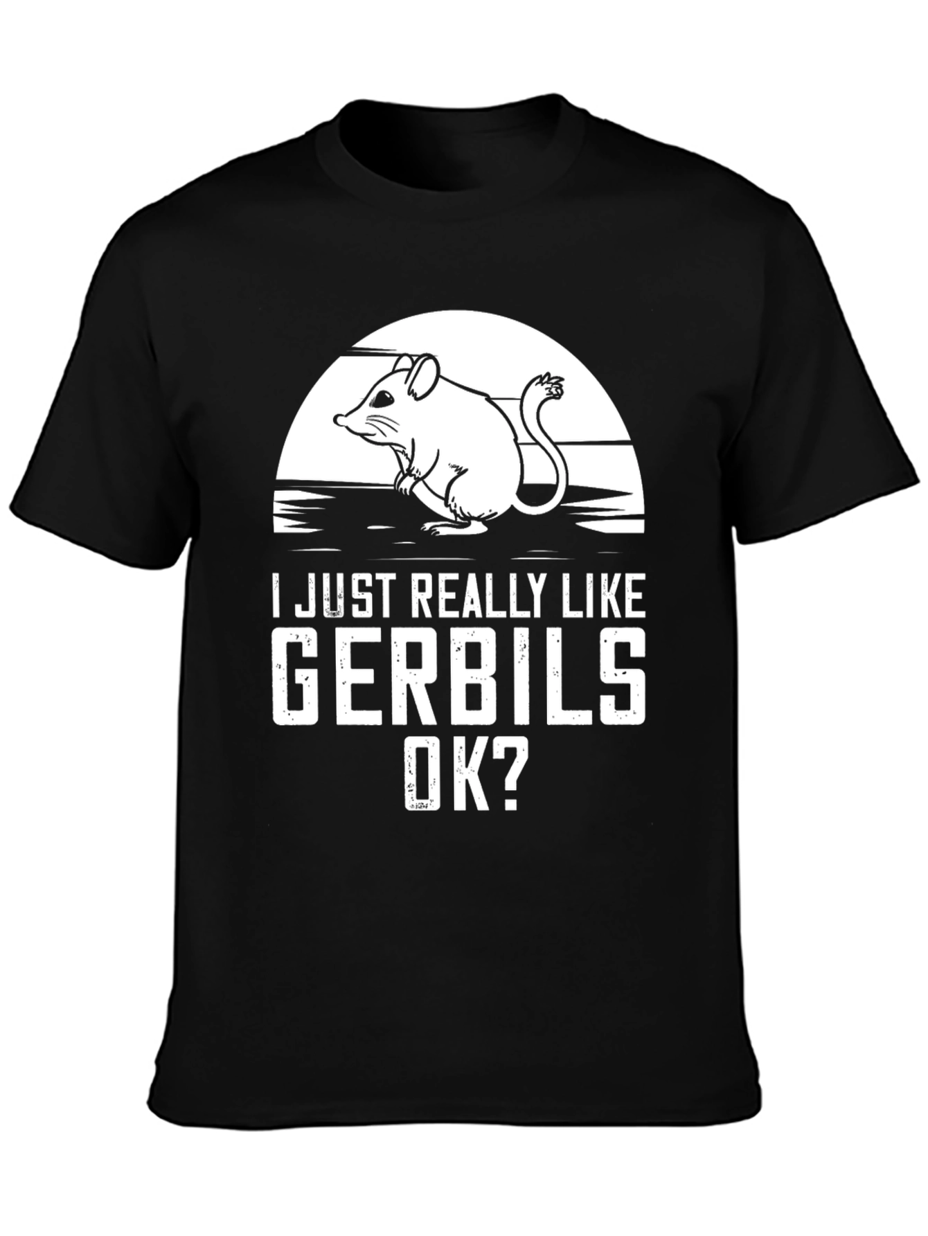 Gerbil Lover T-Shirt - Cute Rodent Design