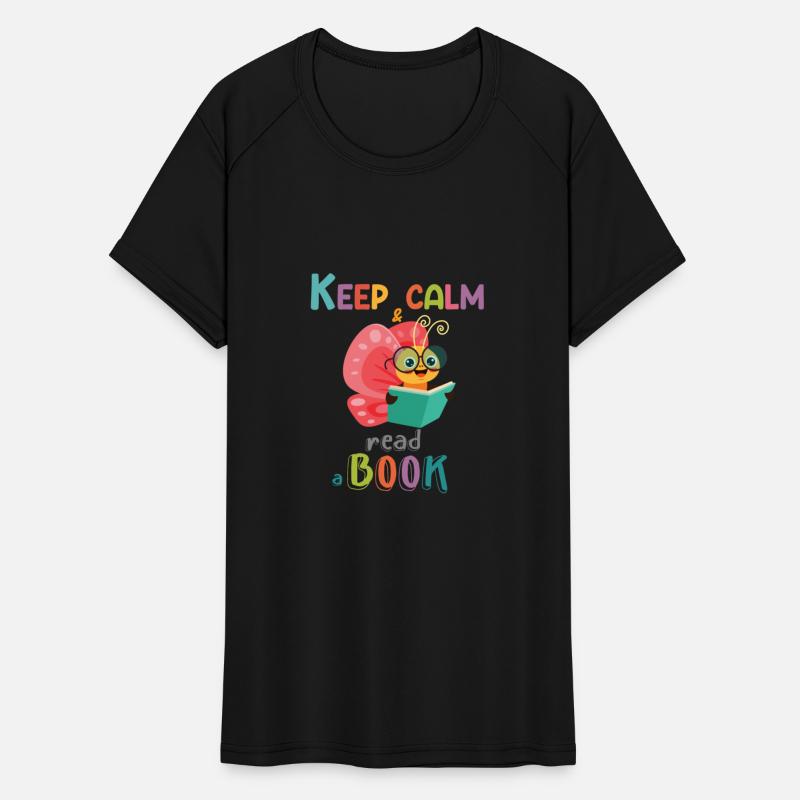 Keep calm and read a book a butterfly read a book