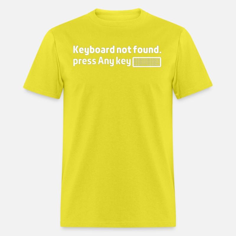keyboard not found. press Any key