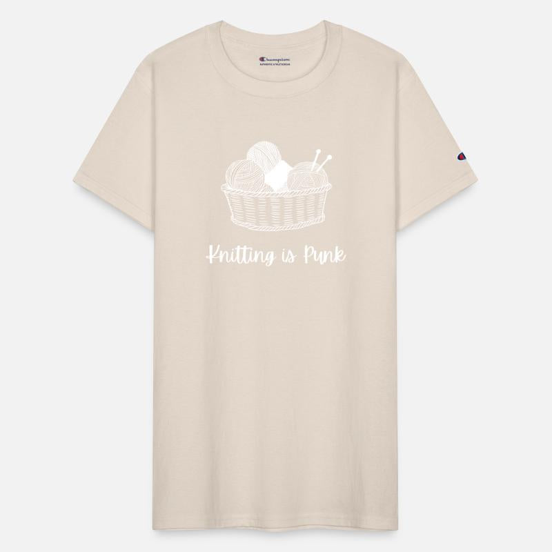 Knitting Is Punk Feminist Knitting Lover Gift