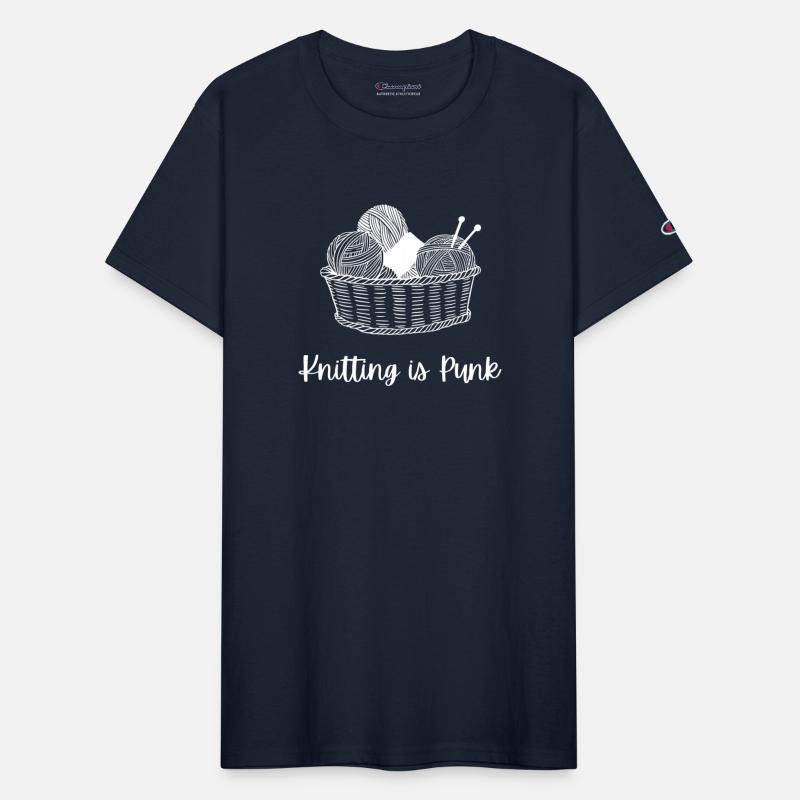Knitting Is Punk Feminist Knitting Lover Gift