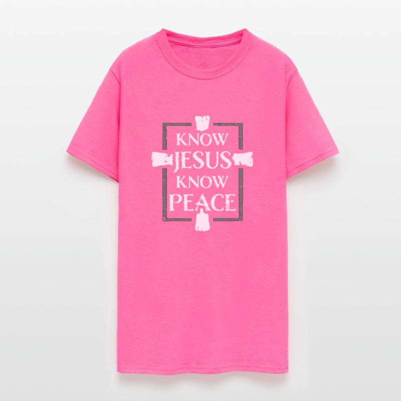 Know Jesus Know Peace No Hate Christian Bible Love
