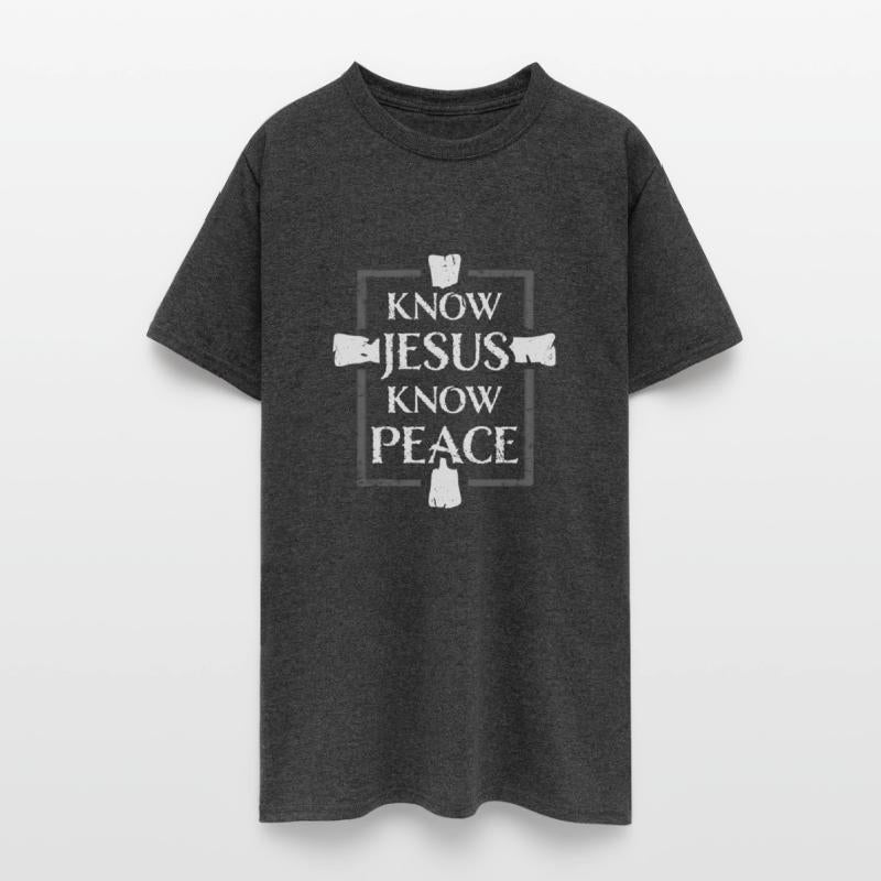 Know Jesus Know Peace No Hate Christian Bible Love