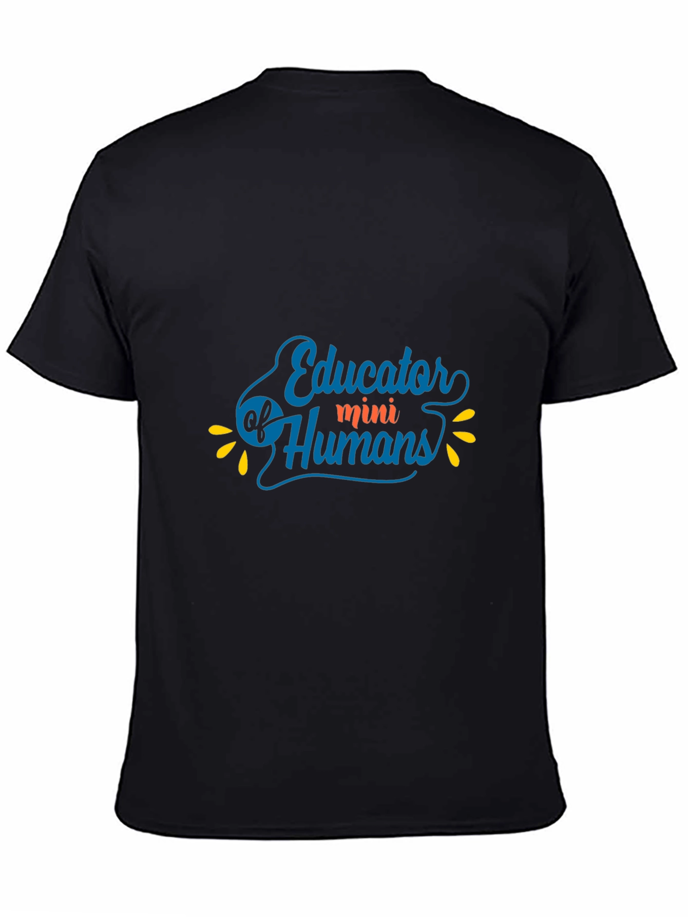 Educator of Mini Humans Black Graphic Tee